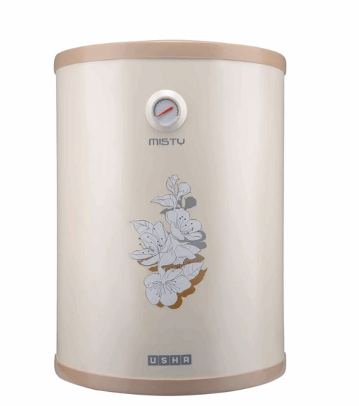 Usha Misty Storage 15 Litre 2000 Watt Verticle Water Heater 5 Star (Ivory Gold)